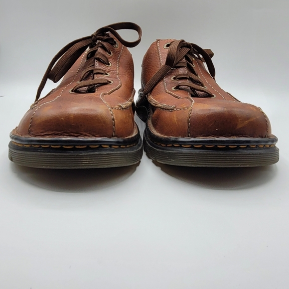 Dr. Martens 11200 brown pebbled leather lace-up oxford shoes, Mens 11 - Picture 5 of 14